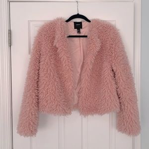 Furry Pink Coat